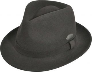 Mens Kangol Lite Felt Hiro Trilby   Dark Grey Hats