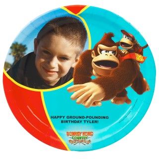 Donkey Kong Personalized Dinner Plates
