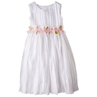 Girls Spring Dressy Dress   White 6X