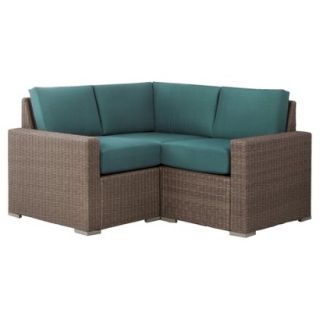 Outdoor Patio Furniture Set Threshold 3 Piece Turquoise (Blue) Wicker