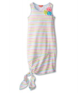 Kate Mack Garden Stripe Dress Maxi Girls Dress (Multi)