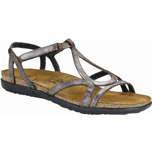 Naot Womens Dorith Silver Threads Sandals, Size 40 M   4710 B33