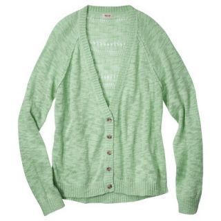 Mossimo Supply Co. Juniors Plus Size Long Sleeve Cardigan Sweater   Green 4