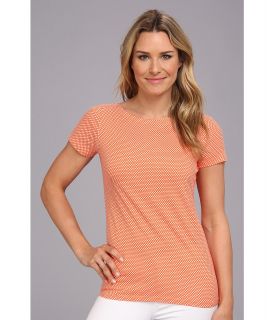 Jones New York Short Sleeve Boatneck Womens Short Sleeve Pullover (Orange)