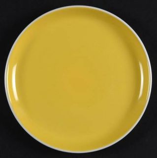Oneida Color Burst Lemon Drop Salad Plate, Fine China Dinnerware   Yellow In,Whi