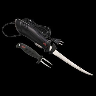 Rapala Electric Fillet Knife with Bonus Fillet Fork   Black (7.5)