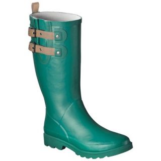 Womens Premier Tall Rain Boots   Teal 7