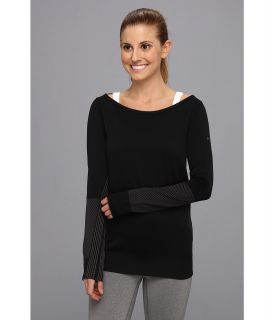 Nike Epic Dri Fit Knit Long Sleeve Crew Womens T Shirt (Black)