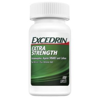 Excedrin Extra Strenght Pain Reliever Caplets   100 Count