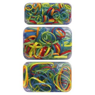 Gimme Clips Primary Plastic Elastics   Orange/Red/Blue/Green/Yellow (275 Count)