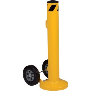 Vestil Movable Bollard   With Wheels, Model BOL MB 42 5.5