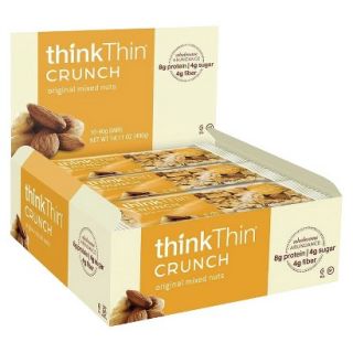ThinkThin Crunch Nutrition Bar   Original Mixed Nuts (10 Bars)