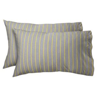 Room Essentials Jersey Pillow Case Set   Pear Stripe (Standard)