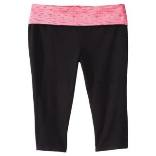 Mossimo Supply Co. Juniors Plus Size Capri Pants   Black/Pink 1
