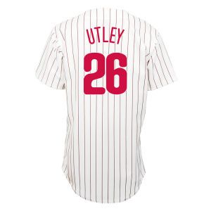 Philadelphia Phillies Chase Utley Majestic MLB OLD Youth Player Replica Jersey