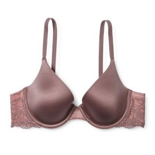 Self Expressions by Maidenform Womens Comfort with Lace Demi Bra   Brown 34B