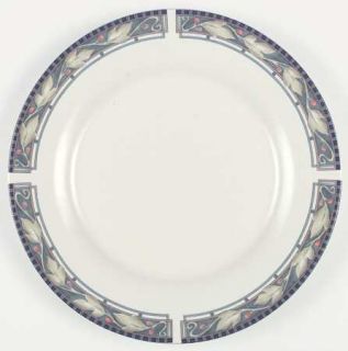 Pfaltzgraff Forest Dinner Plate, Fine China Dinnerware   Leaves & Berries On Gre