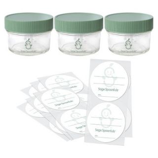Sage Spoonfuls Glass Mini Storage Pack
