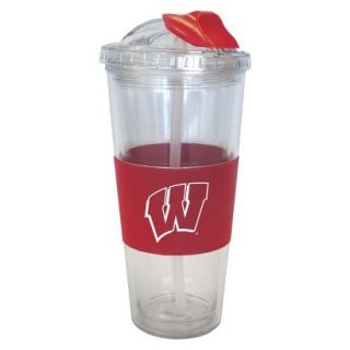 Boelter Brands NCAA 2 Pack Wisconsin badgers No Spill Double Walled Tumbler