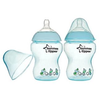 Tommee Tippee Closer To Nature 9 oz Boy Deco Bottle (2pk)