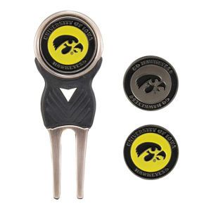 Iowa Hawkeyes Team Golf Divot Tool and Markers