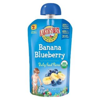 Earths Best Baby Food Pouch   Banana Blueberry 4oz (12 Pack)