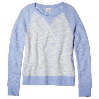 Mossimo Supply Co. Juniors Crewneck Sweatshirt   Cool Breeze Blue M(7 9)