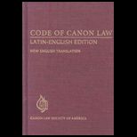 Code of Canon Law  Latin English Edition