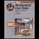 Mechanical Cost Data 2002