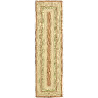 Hand woven Country Living Reversible Rust Braided Rug (26 X 5)