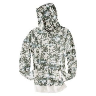 Mossimo Supply Co. Mens Long Sleeve Hooded Tee   Sour Cream/Green Camo M