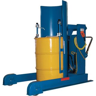 Vestil Hydraulic Drum Dumper   Portable, 1500 lb. Capacity, 36 Inch Dump Height,