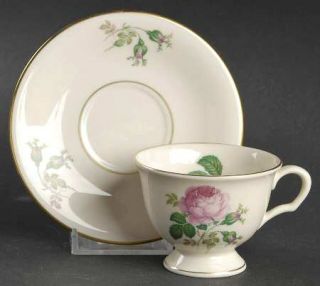 Pickard Maria Footed Demitasse Cup & Saucer Set, Fine China Dinnerware   Roses R