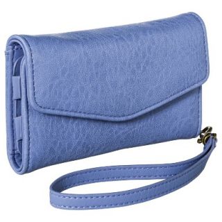 Merona Flap Phone Case Wallet with Removable Wristlet Strap   Periwinkle