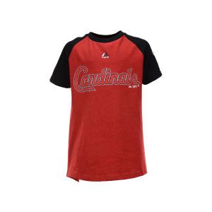 St. Louis Cardinals Majestic MLB Youth Club Favorite Raglan T Shirt
