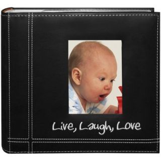 Embroidered Stitched Leatherette Photo Album