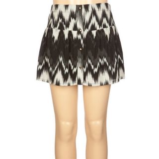 Ethnic Print Girls Skirt Black/White In Sizes X Large, Small, X Small