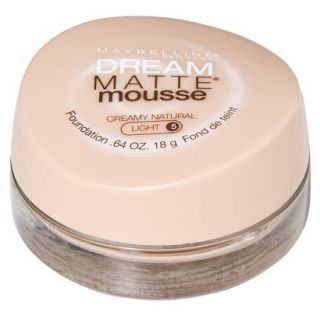 Maybelline Dream Matte Mousse Foundation   Creamy Natural   0.64 oz