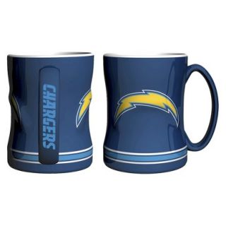 Boelter Brands NFL 2 Pack San Diego Chargers Relief Mug   15 oz