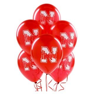 Nebraska Cornhuskers Latex Balloons