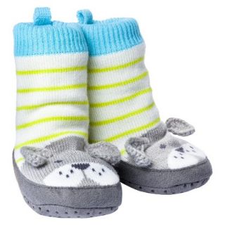 Just One YouMade by Carters Newborn Boys Dog Buddy Slippers 6 12 M