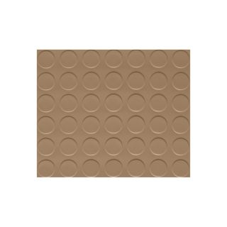 G Floor Garage/Shop Floor Coverings   8ft. x 22ft., Coin Design, Sandstone,