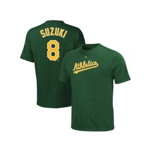 Oakland Athletics Kurt Suzuki Majestic MLB Player T Shirt