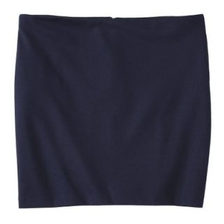 Merona Womens Plus Size Ponte Pencil Skirt   Navy 26W