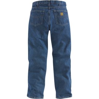 Carhartt Relaxed Fit Tapered Leg Jean   Stonewash, 32 Inch Waist x 30 Inch