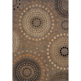 Messina Grey/ Beige Transitional Area Rug (78 X 1010)