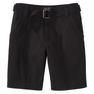 Mossimo Supply Co. Mens Belted Flat Front Shorts   Ebony 42