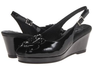 Walking Cradles Napoli Womens Wedge Shoes (Black)