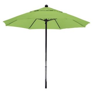 7.5 Aluminum Pulley Patio Umbrella   Green Pacifica