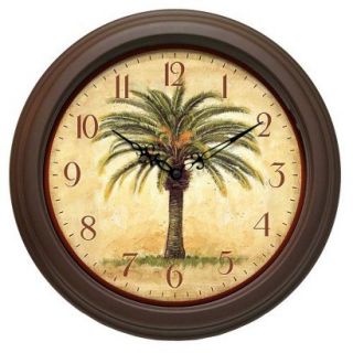 Palm Tree Wall Clock   Multi (12)